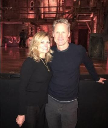 Margot Kerr with her husband Steve Kerr.